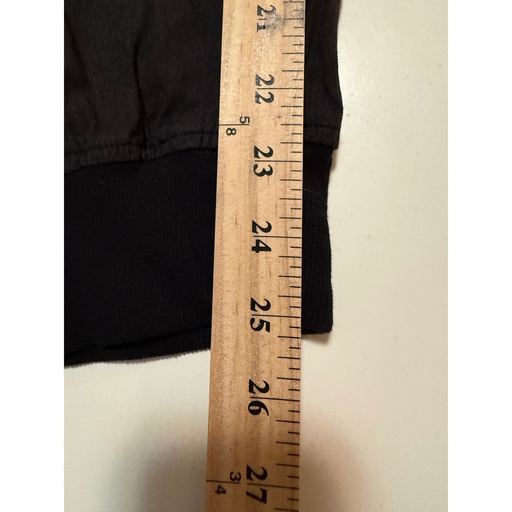 Zara Joggers Womens L Black Linen Blend Drawstring Elastic Waist Tapered Pants - Picture 6 of 7